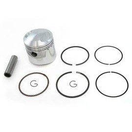 2 Piston Kits - Oversize 0.25mm - Fits Honda CB350 CL350 SL350 Twins - Rings Clips & Pins