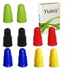 Yuauy 2 PC x 5 Colors Valve Cap Dust Covers