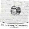 WOONEKY Stainless Steel Range Hood Cap Durable Vent Cover for