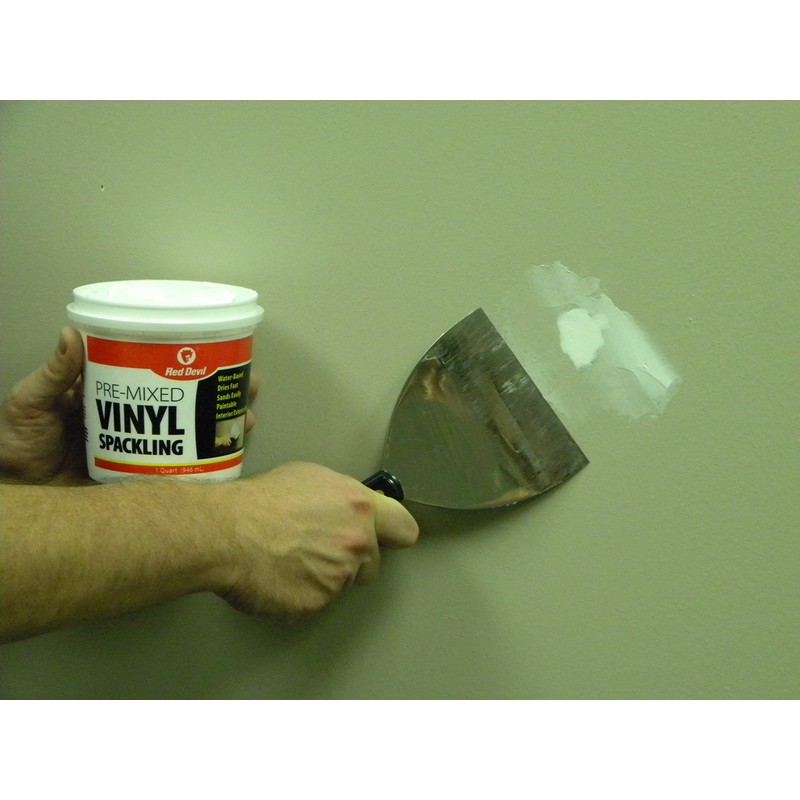 Red Devil 0534 Pre-Mixed Vinyl Spackling, 1 Quart, Pack of