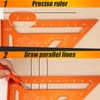Carpenter Square 12 Inch, Matework Rafter Square for Angle Drawing