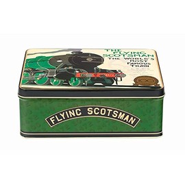 Elite Gift Boxes Flying Scotsman Deep Rectangular Tin 195 x 154 x 75mm