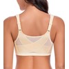 Lemorosy Minmizer Bra Without Underwire Front Closure Large Breasts Strong