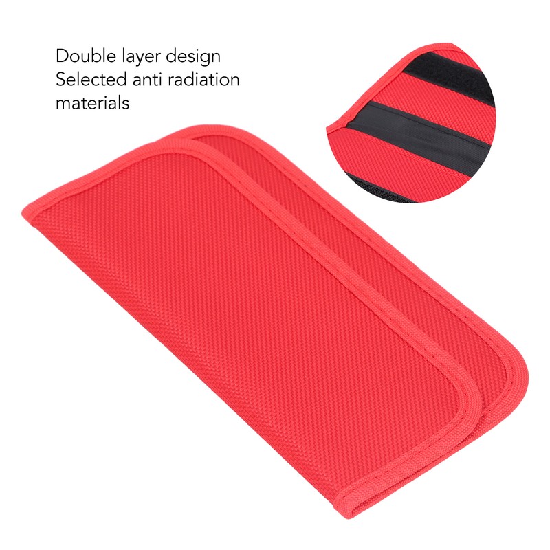 2pcs Signal Blocking Pouch Anti Theft Tracking Reduce Radiation Privacy