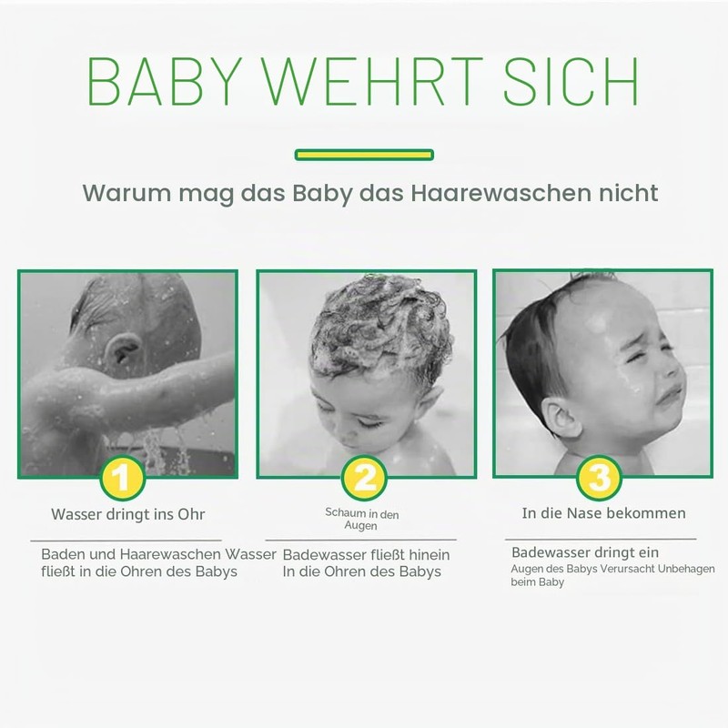 XBFOCNH 2 x Shower Cap, Children's Baby Shower Cap, Baby