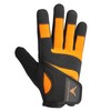 Victor Fitness VG04 Series Full Finger Men's Gloves (Large, Black/Orange)
