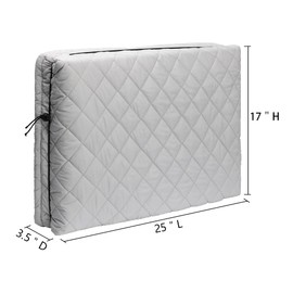Indoor Air Conditioner Cover Window AC Unit Cover with Drawstring Double Insulation for Inside(25"x17"x3.5")