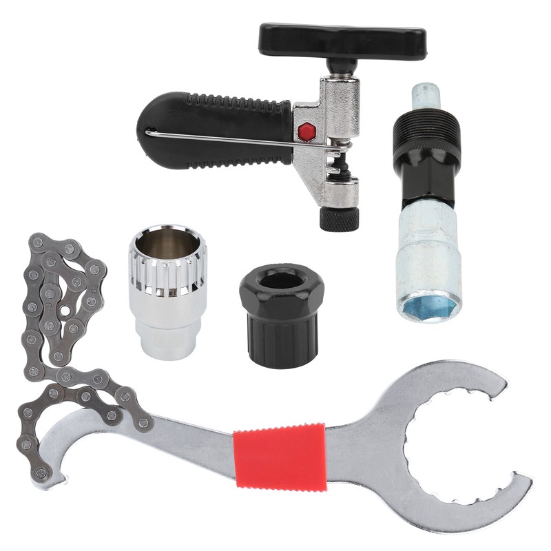 5pcs Bicycle Repair Tool Kit Bike Chain Cutter Bottom Bracket