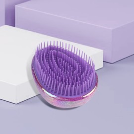 VinBee Hair Brush for Detangling, Hair Detangling Brush without Pulling, for Women, Children, Colourful Detangling for Any Hair Type, Purple