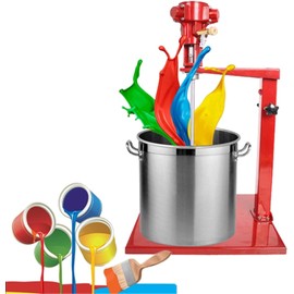 Mezclador de pintura neumático, máquina agitadora de pintura de elevación, mezclador de pintura neumático de 5 gal/20 l, for mezclar hidrosol de tinte de pintura