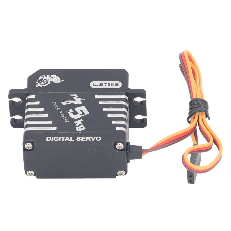 75KG Digital Steering Servo 180 Degree Control Angle Waterproof Full