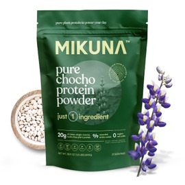 Mikuna- Proteína Vegana en Polvo (Chocho Puro, 21 Porciones) Chocho a Base de Plantas Superalimento Proteína Lácteos Fre                              