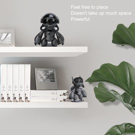 Home Security Camera, 1080P Indoor Dog Camera Baby Monitor Cute Robot Shape, with Motion Detection, IR Night Vision, 2 Way Voice, APP Control, Pan Tilt, 128GB Extension Storage