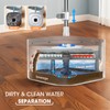 Mop and Bucket Set, Easy-to-use Spin Mop with Separate Dirty