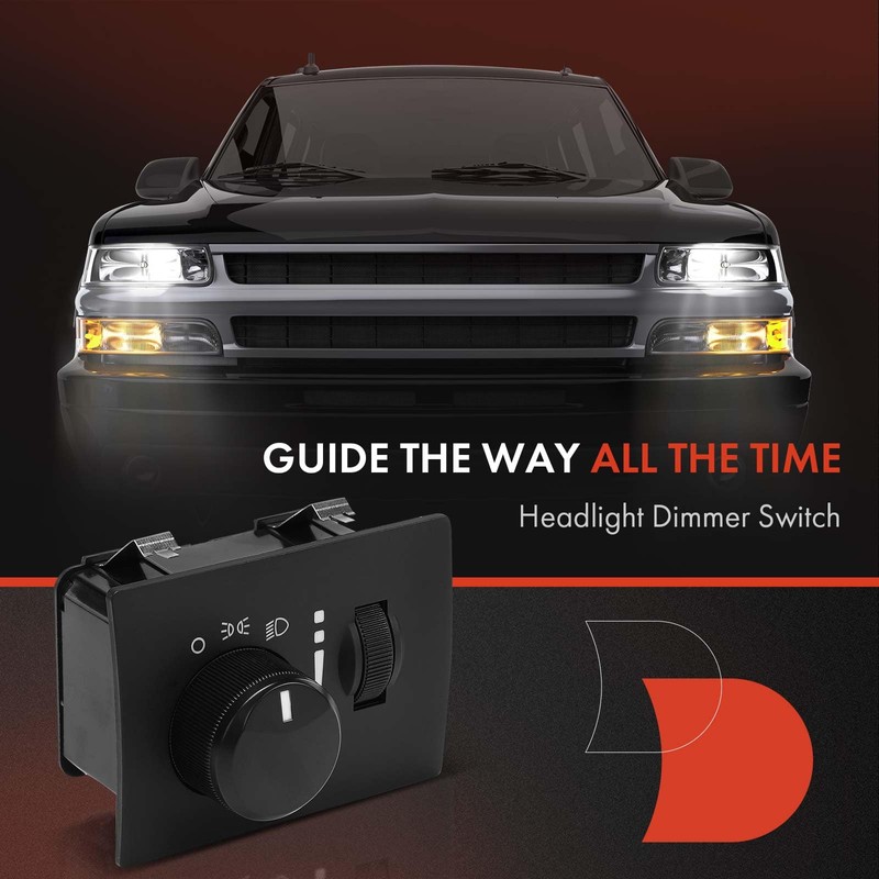 A-Premium Headlight Switch Instrument Panel Headlamp Dimmer Switch Compatible with