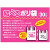 Core C-001 Tiable Plastic Bags, Translucent, 1.8 gal (30 L),