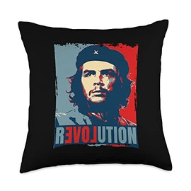 Che Guevara Shirt Rebel Cuban Shirt Guerrilla Revolution Throw Pillow