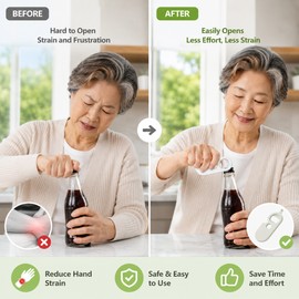 Multi-Purpose Bottle Opener for Kitchen Use – Stainless Steel Beer Cap Remover & Jar Lid Twister Tool