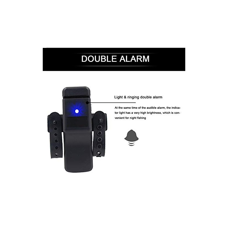 Angeln Bissanzeiger Bissalarm LED Licht Sound Alert für Angeln