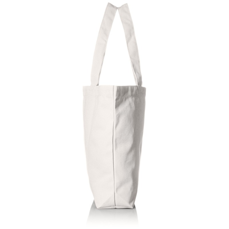 UnitedAthle 14.3 oz. Canvas Tote Bag (Large) - grey -