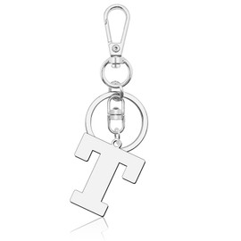 Monogrammed T Keychain Letter T Gifts Birthday Gift for Women Men Initial Keychain A-Z Gift for Girls Boys Christmas Gifts for Sisters Brothers Daughter Son Couple Present for Girlfriends Boyfriends