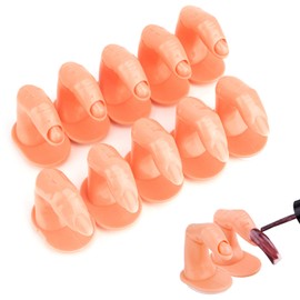 MWOOT Pack of 10 Modelling and Practice Fingers for Artificial Fingernails Tips, Fake Fingers Model for Manicure Nail Art Training