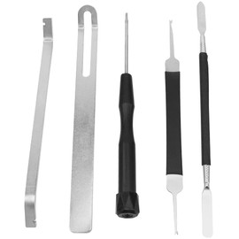 Yootones 5Pcs Woodwind Instrument Repair Tool Clarinet Spring Hook Double Headed Flat Pad Sound Hole Tool Compatible with Sax Repair Tool