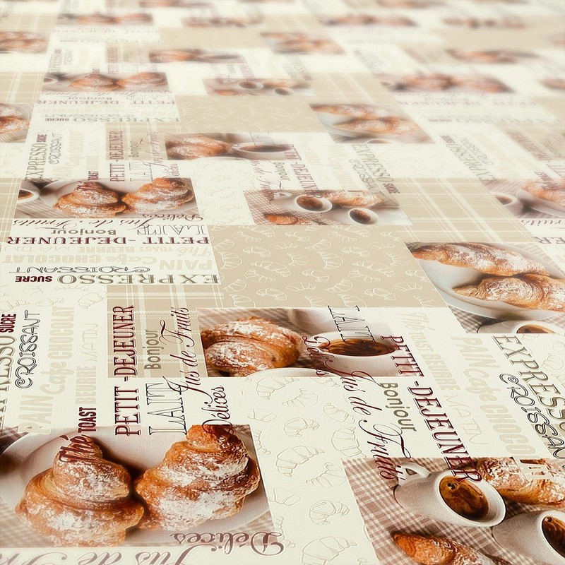 ANRO Oilcloth Tablecloth Wax Tablecloth Coffee Espresso