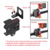 Zeberoxyz Upgrade Direct Drive Support Aluminium Plate with Pulleys with