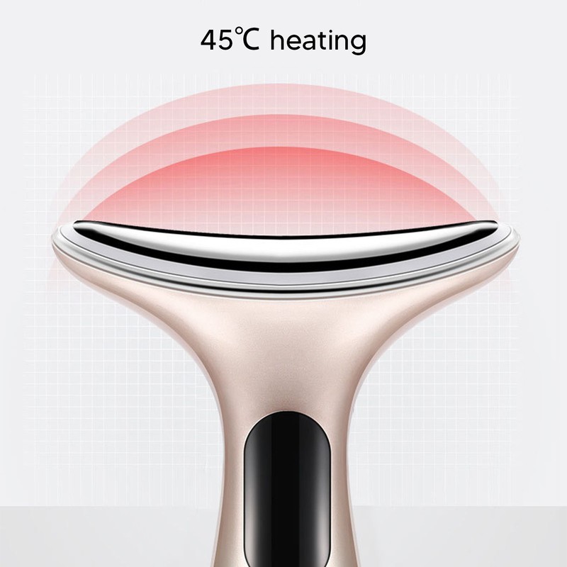Neck Lifting Massager Micro Current Vibration Fade Fine Lines Neck