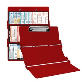 Whitecoat Clipboard® Trifold - Red EMT Edition