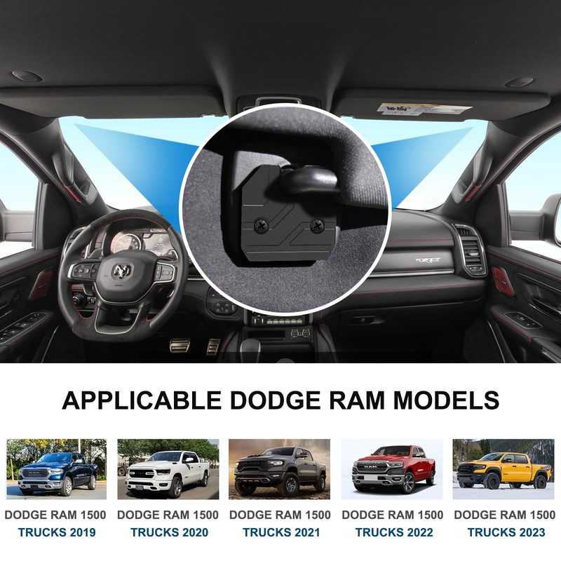 Sun Visor Repair Kit Compatible with RAM 1500 2019-2023, 2