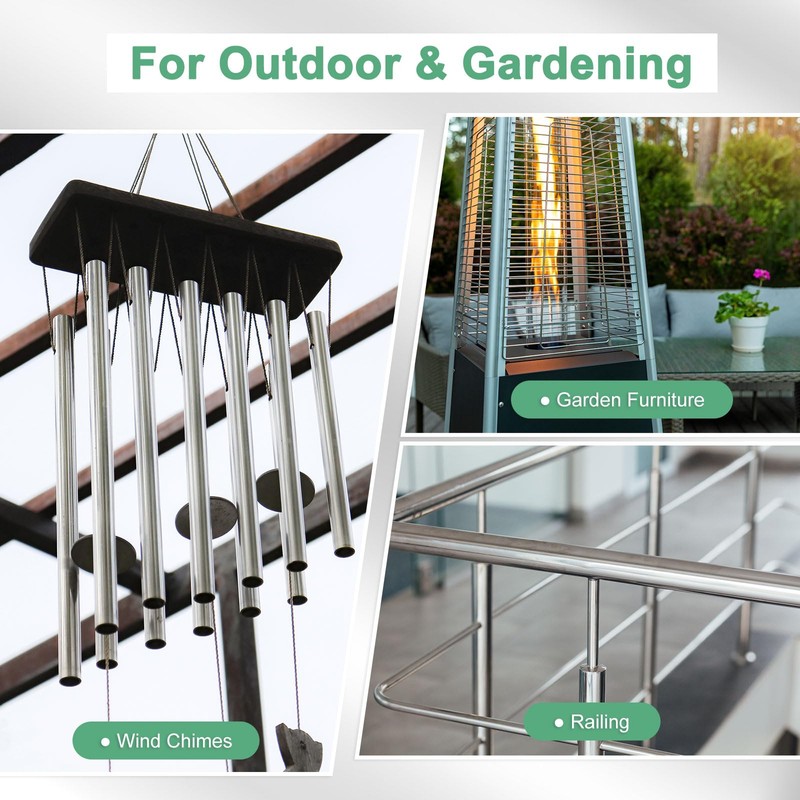 M METERXITY 2-Pack 100mm 6063 Aluminum Round Tube, 25mm ID