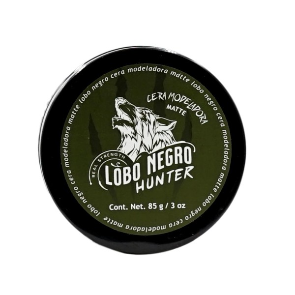 Cera modeladora para Cabello Terminado Matte Lobo Negro Hunter, 80