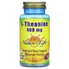Nature's Life l-Theanine Veggie Capsules 60 tablets NLI-18251, 1 piece / 네이처스 라이프 l-테아닌 베지 캡슐 60정 NLI-18251, 1개