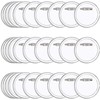 JSMTKJ 50 Pieces Buttons Make Yourself Without Button Machine Transparent