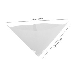 Operitacx 50pcs Paint Filter Cone Strainer Mesh Paint Filters for Strainer Hobby Projects