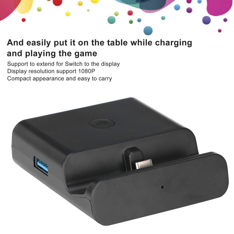 MUNEFE Switch Video Converter, TV Switch Adapter, TV Dock to