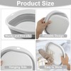 flintronic Foldable Sink, 5L Multi-Purpose Portable Washing Bowl, Space-saving Plastic