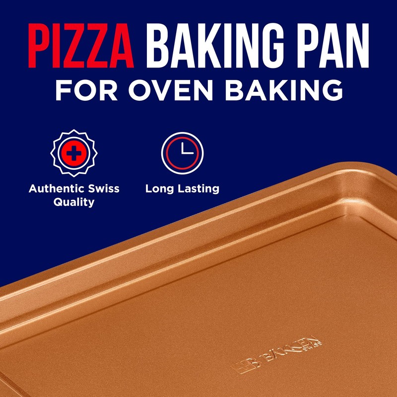 Bakken Swiss 2-in-1 Air Fryer Tray – Nonstick Copper Crisper