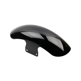 Hoprousa Fatboy Front Fender Compatible with '18-later Harley Fatboy 18 inch Wheel Stock Replacement Alloy Steel Short Front Fender (Gloss Black)