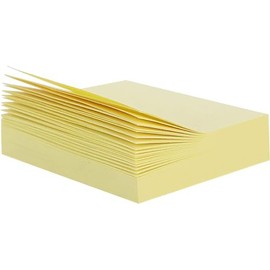 ZCZN Notas Adhesivas Pack de 24 Bloc de notas, 38 x 51 mm, 100 Hojas por Bloc, Total de 2400PCS, Amarillo