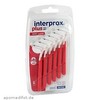 Interprox Plus Interdental Brushes Red Mini Conical Pack of 6 (6 Packs of 6)