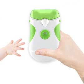 LANTRO JS 2 in 1 Electric Nail Cutter, Nail Clippers, Nail Trim, File Clipper with LED Lighting for Children, Adults, Elderly Fingernail Care