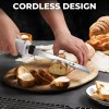 HAUSHOF 8V Cordless Electric Knife Set Meat Cutter Stainless Steel