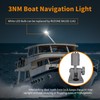 RVZONE Stern Lights for Boats, 12 inch 180° Fold Down