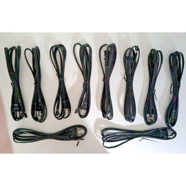 TA HSING 20 Pack - 6 ft Lamp Cord w/ Open End, Polarized Plug, UL Listed 2-Prong  NEW