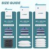 Vacuum Storage Bags for Clothes - Pack of 6 (2
