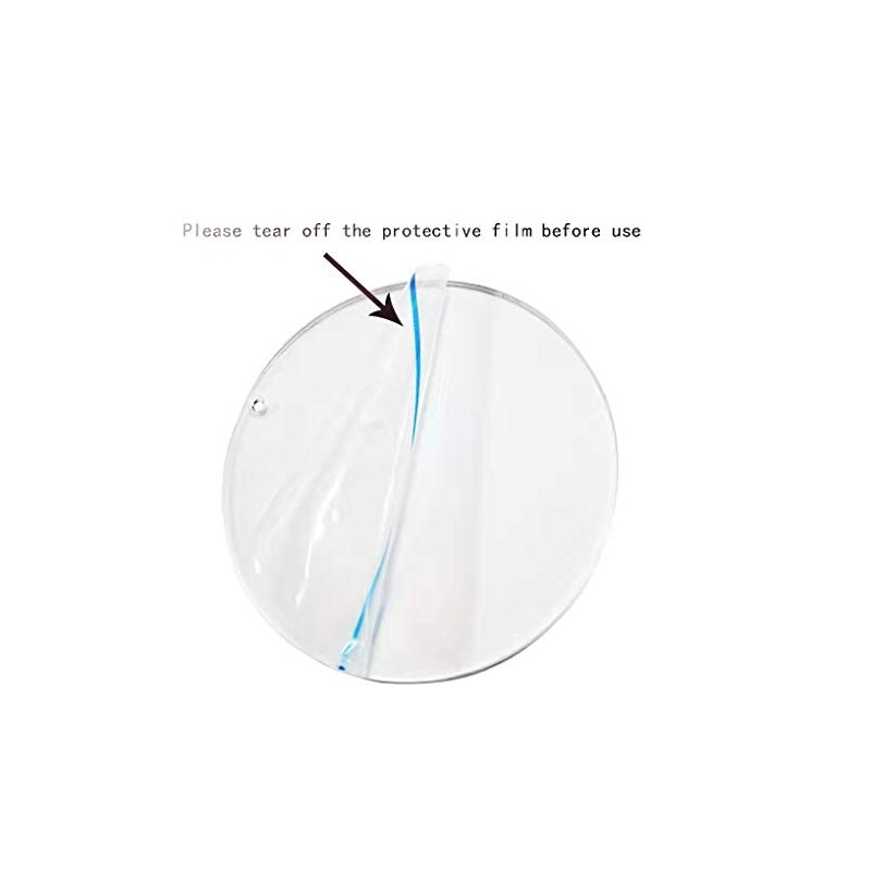 Round Acrylic Blank Disc Plexiglass Lucite Sheet Clear Laser Cut