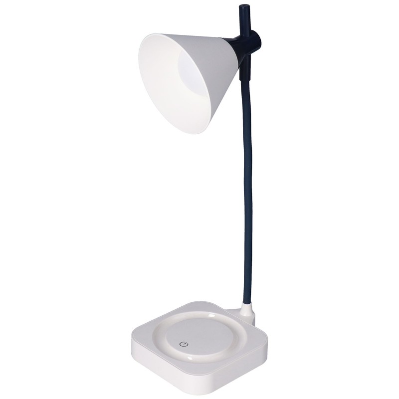 LED Table Light 3 Levels Dimming USB Charging Adjustable Gooseneck